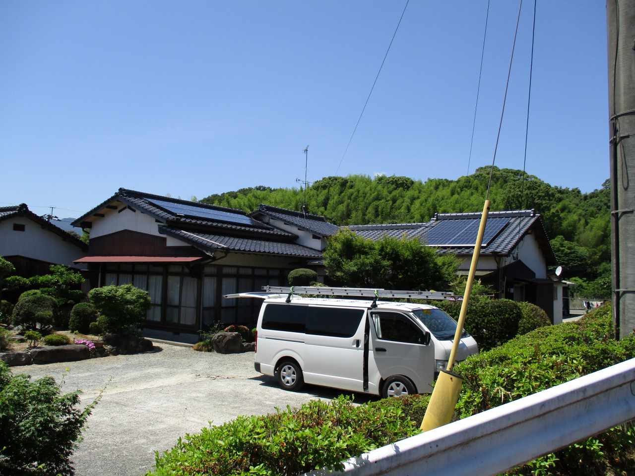 太陽光発電システム　嘉穂郡桂川町芳中邸