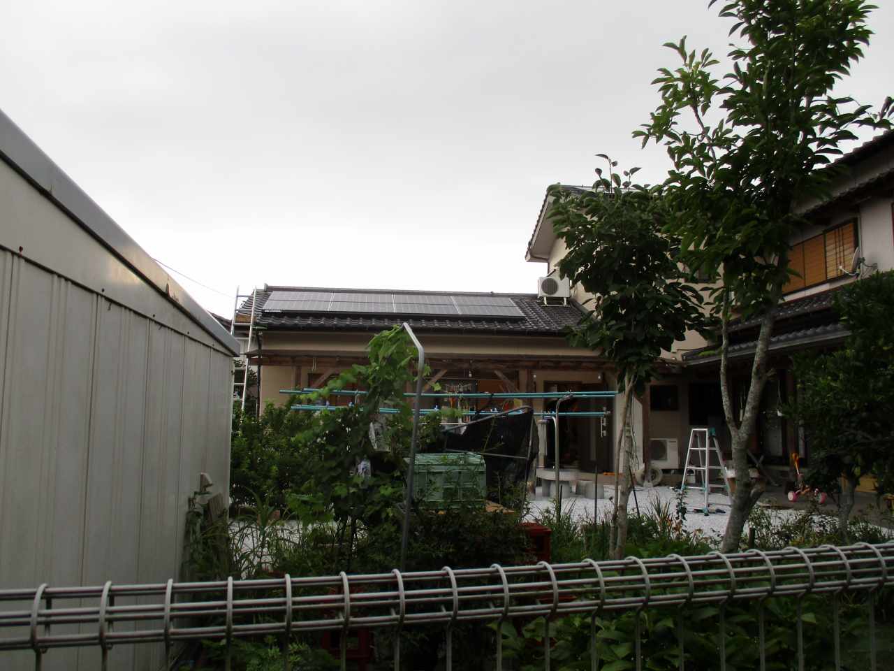 太陽光発電システム工事　福岡県嘉麻市　西信邸