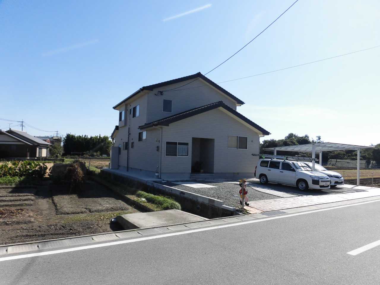 太陽光発電システム工事　福岡県大川市　志牟田邸