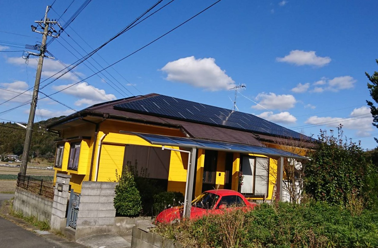 太陽光発電システム　福岡県糸島市　松岡邸