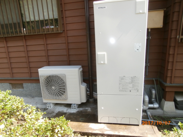 エコキュート設置工事　佐賀県佐賀市　音成邸