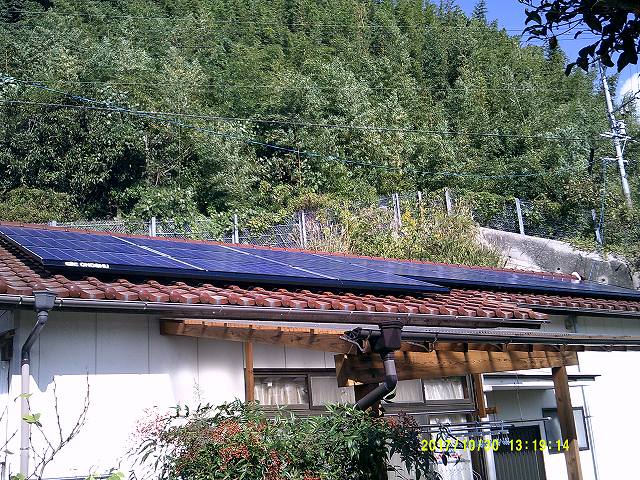 太陽光発電システム　長崎県西彼杵郡　松尾邸