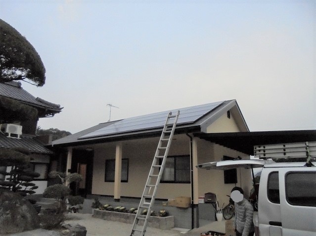 太陽光発電システム　福岡県糸島市　中村邸