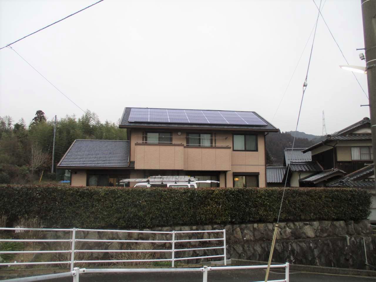 太陽光発電システム工事　佐賀県唐津市　深谷邸