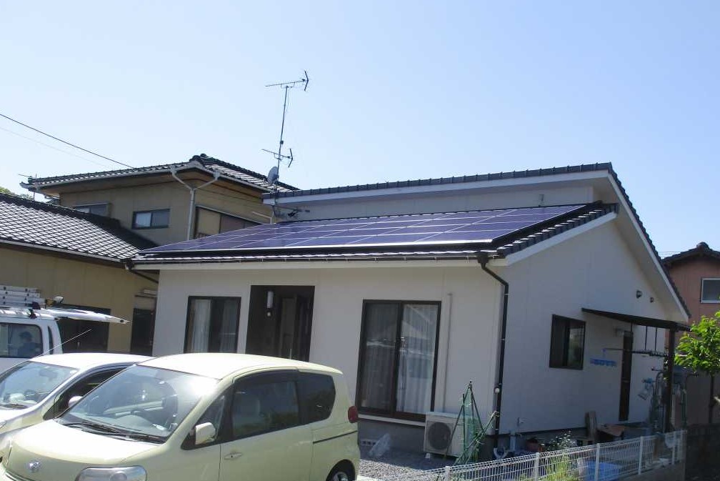 太陽光発電システム設置工事　福岡県築上郡　Ｙ邸