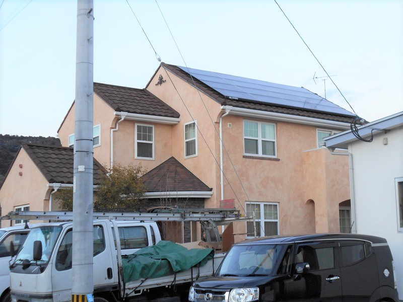 太陽光発電システム工事　佐賀県佐賀市　江頭邸
