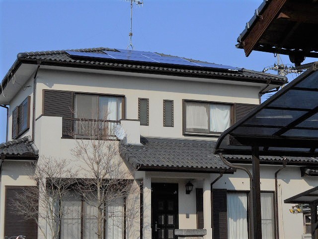 太陽光発電システム設置工事　大分県中津市　桃坂邸