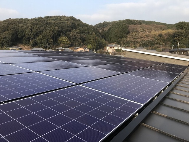 太陽光発電システム工事　長崎県佐世保市　井手邸