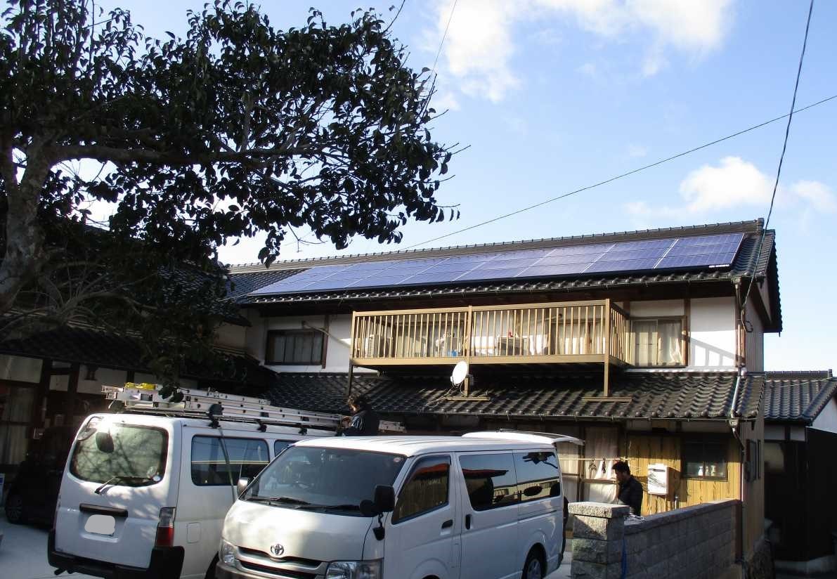 太陽光発電システム設置工事　佐賀県唐津市　太田邸