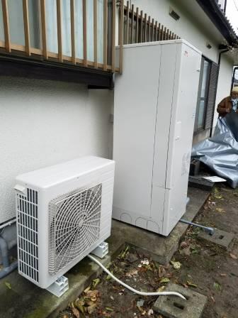 エコキュート設置工事　福岡県築上郡　熊谷邸