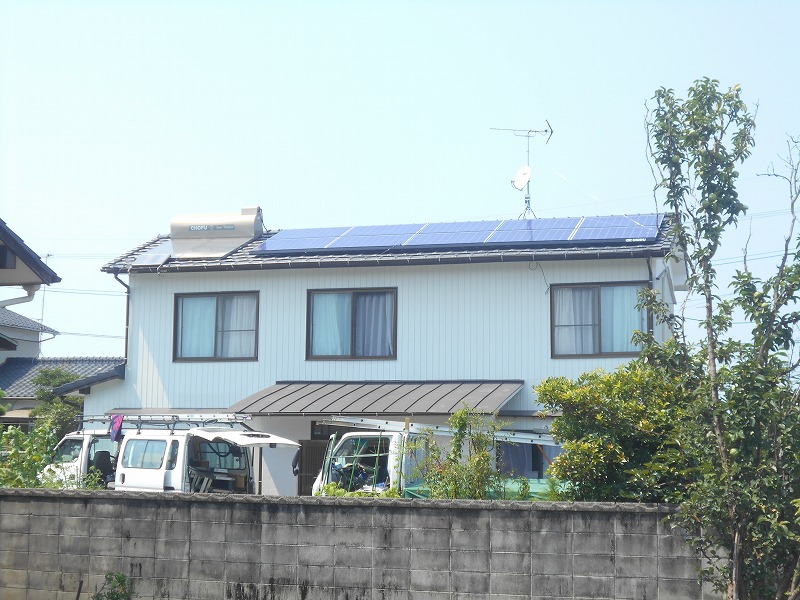 太陽光発電システム設置工事　大分県中津市　森田邸