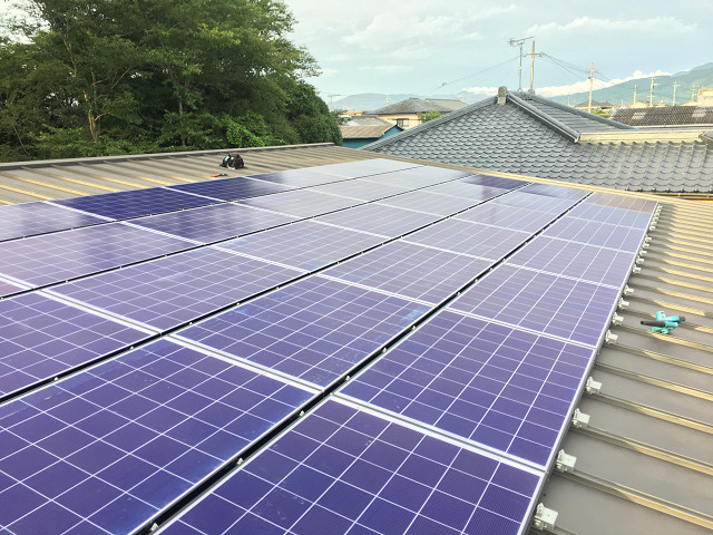 太陽光発電システム設置工事　宮崎県都城市　田中邸