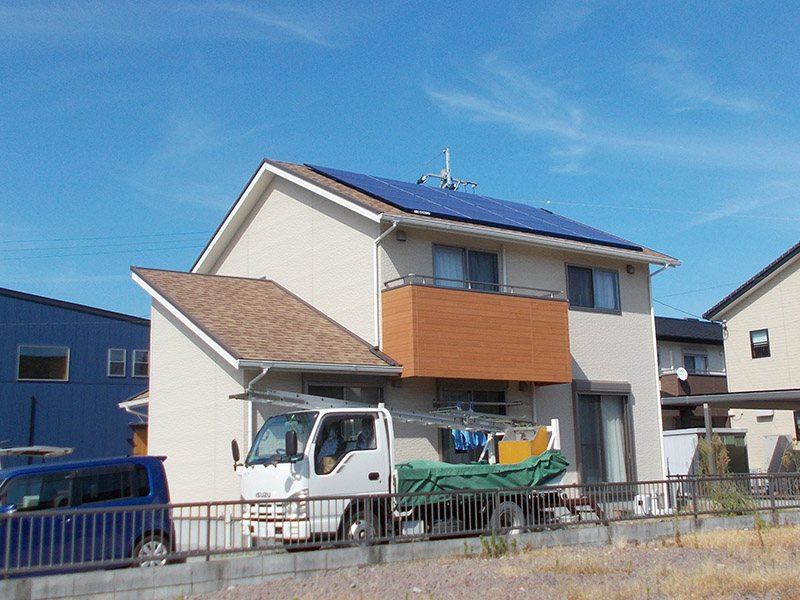 太陽光発電システム設置工事　大分県豊後高田市　西野邸