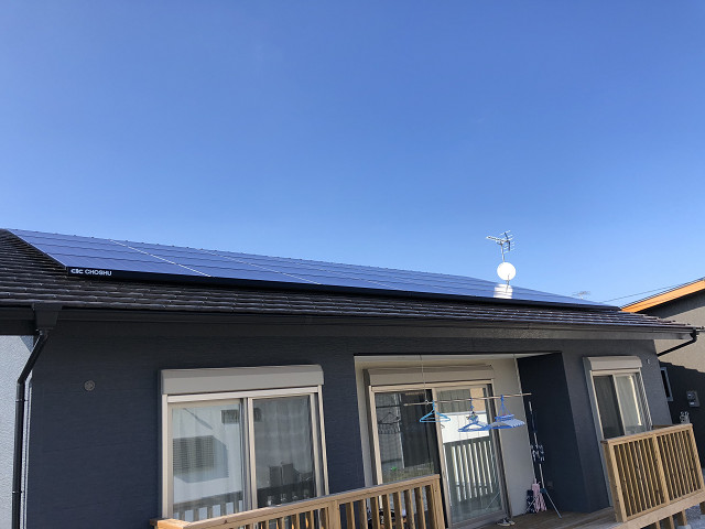 太陽光発電システム設置工事　宮崎県児湯郡　佐藤邸