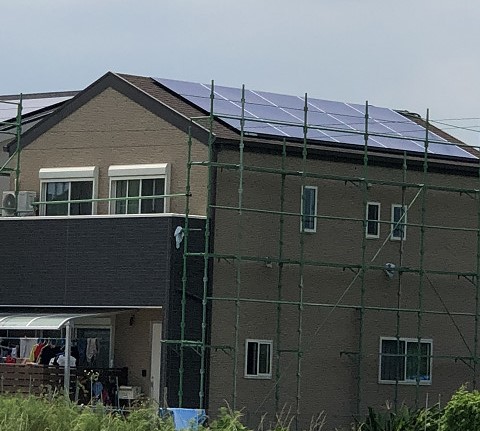 太陽光発電システム設置工事　宮崎県日南市　原田邸