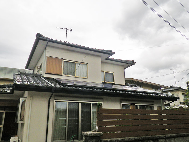 太陽光発電システム設置工事　大分県中津市　坪根邸