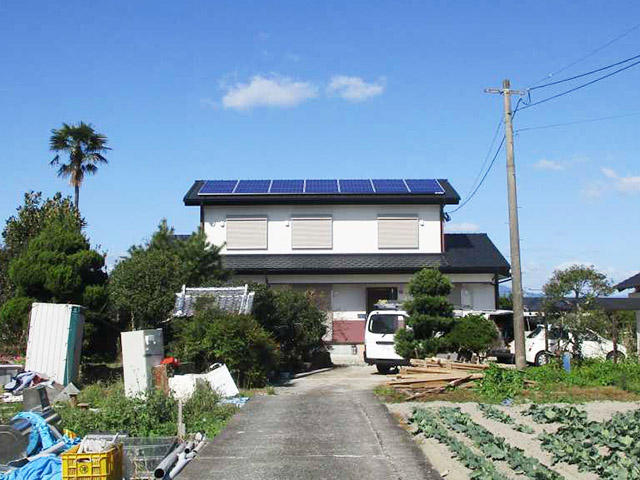 太陽光発電システム設置工事｜佐賀県杵島郡｜本山邸