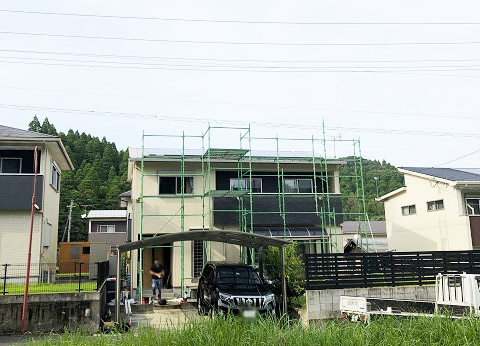 太陽光発電システム設置工事　宮崎県宮崎市　古賀邸