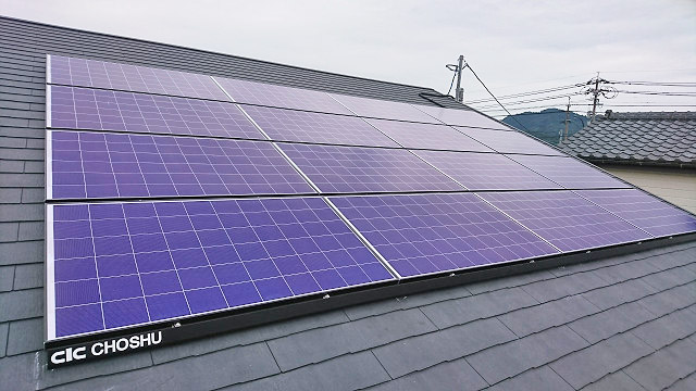 太陽光発電システム設置工事｜宮崎県日南市｜杉田邸