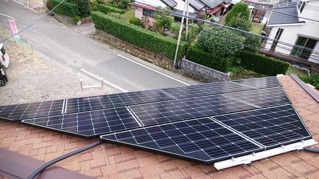 太陽光発電システム設置工事｜宮崎県児湯郡｜宮本邸