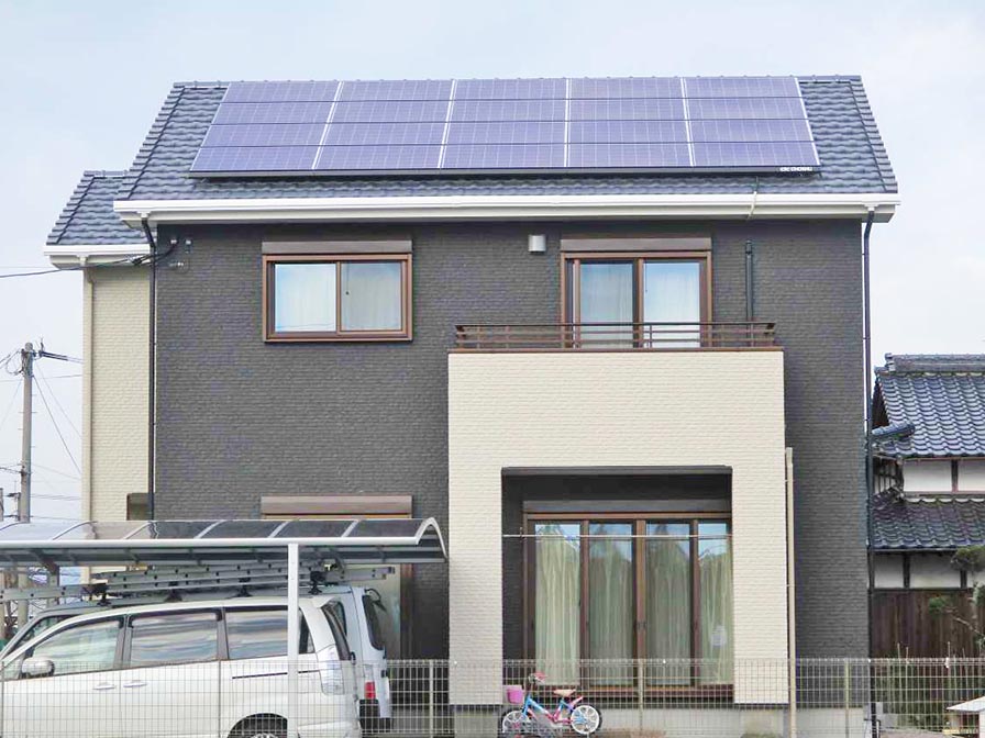 太陽光発電システム設置工事｜福岡県朝倉市｜Ｋ様邸
