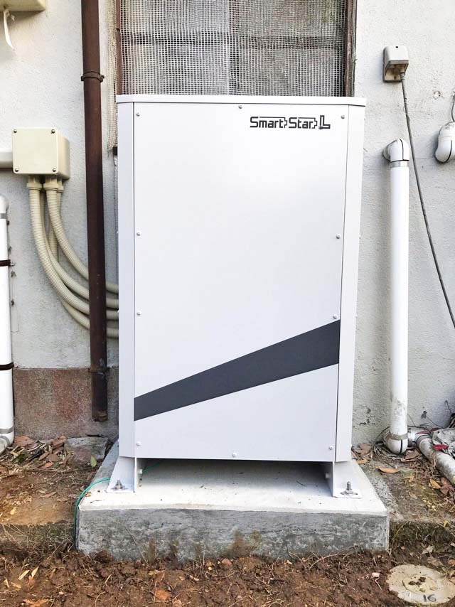 大分県豊後大野市のＡ様邸にてスマートスターＬ蓄電池システムの設置工事をさせていただきました。
