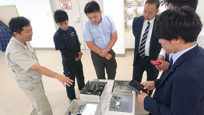 2019年6月に長州産業の工場見学にお邪魔させていただきました！