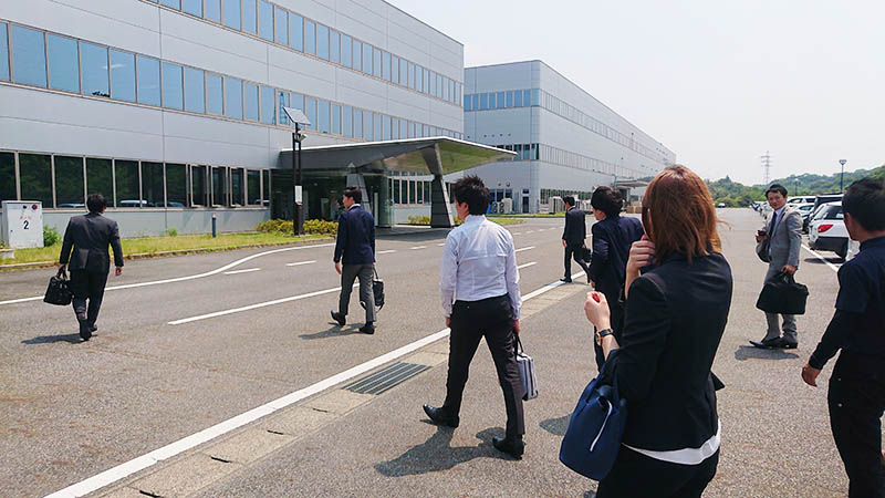 2019年6月に長州産業の工場見学にお邪魔させていただきました!