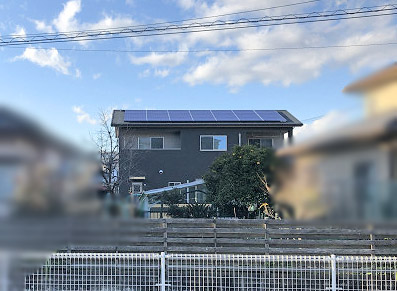 宮崎県宮崎市のＳ様邸にて太陽光発電システムの設置工事いたしました。