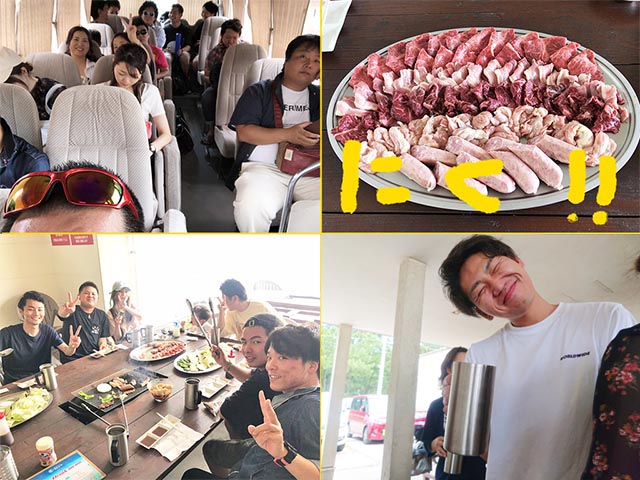 BBQの様子