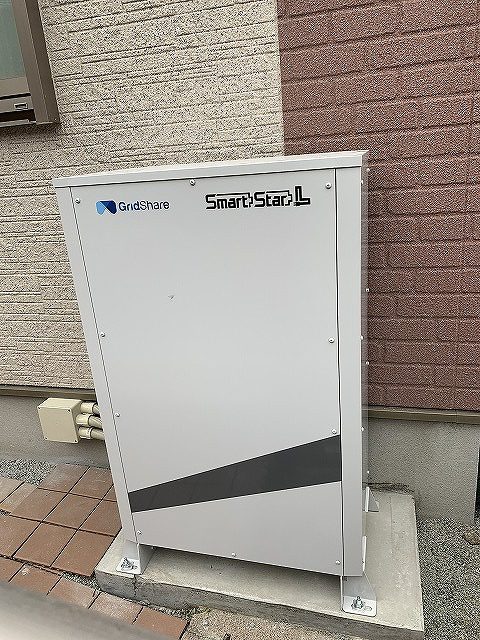 福岡県遠賀郡のＹ様邸にて蓄電池システムの設置工事しました