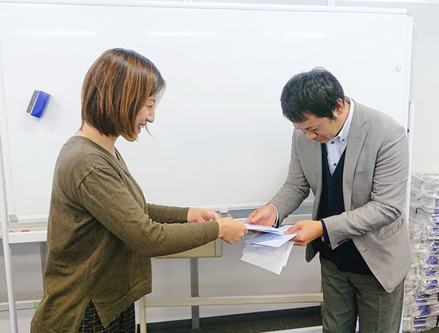 10月の営業キャンペーン達成にあやかる事務