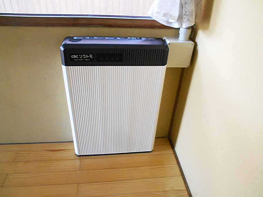 福岡県鞍手郡の千代原様邸にて蓄電システムの設置工事をしました！
