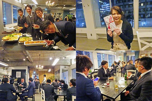 新日本エネックス設立5周年記念祝賀会&2019年度表彰式後の二次会パーティ