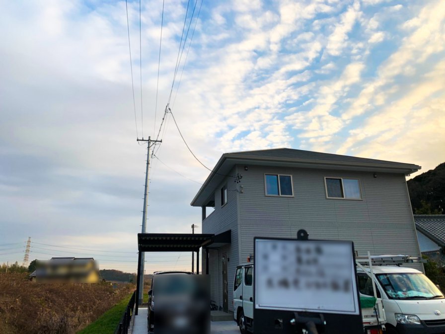 愛知県豊田市のN様邸にて太陽光発電システムの設置工事しました