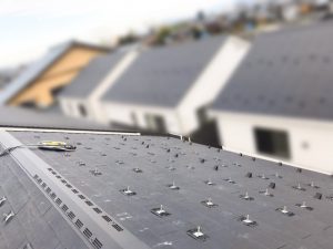 福井県越前市のW様邸にて、太陽光発電を設置しました≪施工中≫