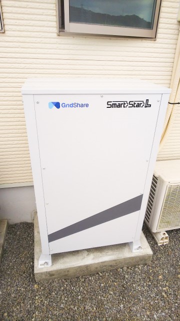 宮崎県延岡市のＫ様邸にて、蓄電システムを設置しました。
