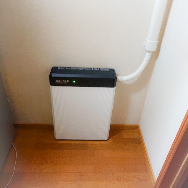 宮崎県宮崎市のN様邸にて、蓄電システムの設置工事をさせていただきました。