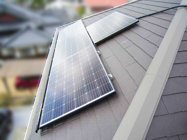 山口県下関市のS様邸にて、太陽光発電システムを設置しました≪パネル≫