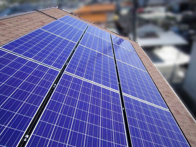 福岡県飯塚市のY様邸にて、太陽光発電システムを設置しました≪施工後≫