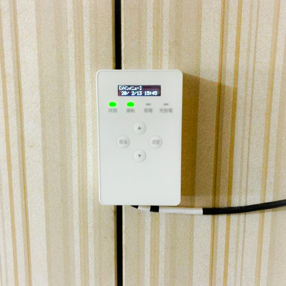 佐賀県唐津市のM様邸にて、蓄電システムの設置をしました≪蓄電システム用ゲートウェイ≫