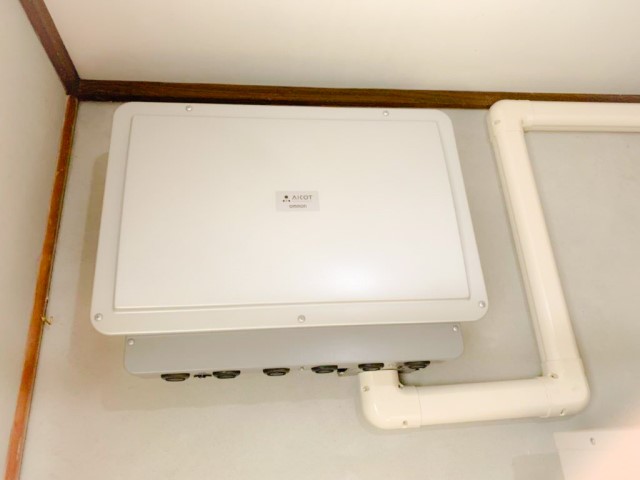 佐賀県唐津市のM様邸にて、蓄電システムの設置をしました≪パワコン≫