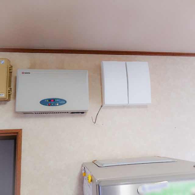 鹿児島県出水市のT様邸にて、蓄電システムを設置しました≪分電盤≫