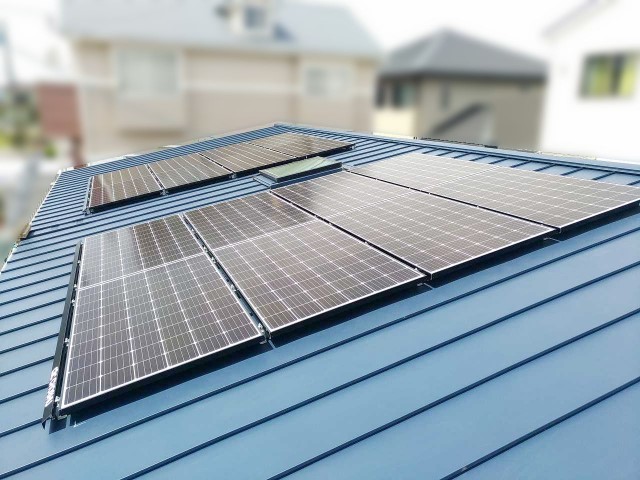 福岡県福岡市のA様邸にて太陽光発電システムを設置しました≪施工後≫