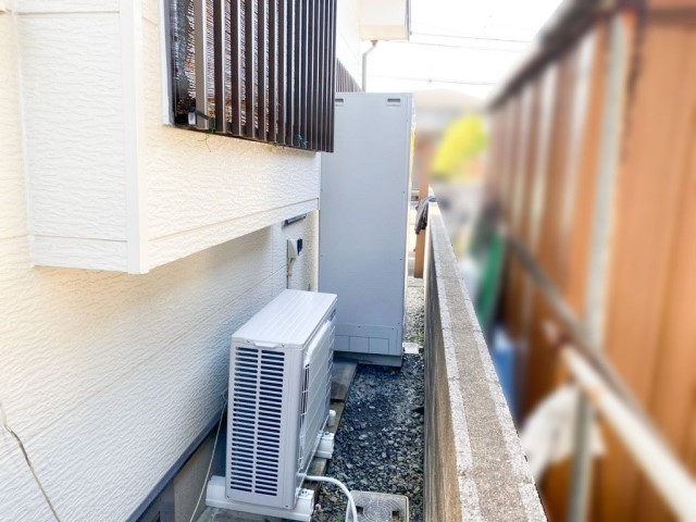 福岡県北九州市のI様邸にて、エコキュート設置しました！