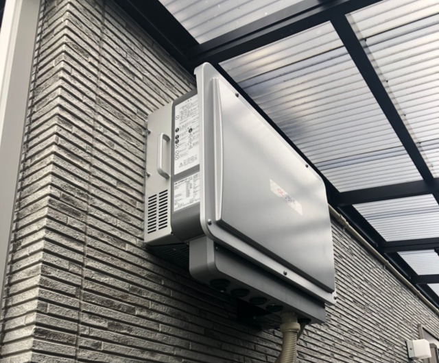 山口県のA様邸にて、蓄電システムを設置しました！