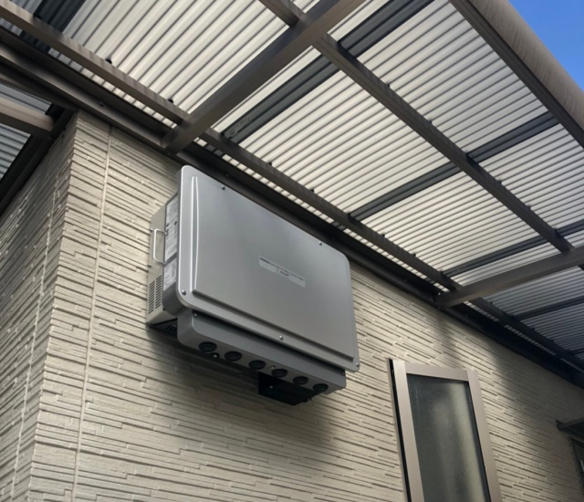 山口県防府市のＨ様邸にて、蓄電システムを設置いたしました！