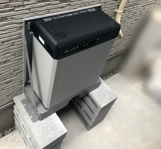 山口県のA様邸にて、蓄電システムを設置しました！