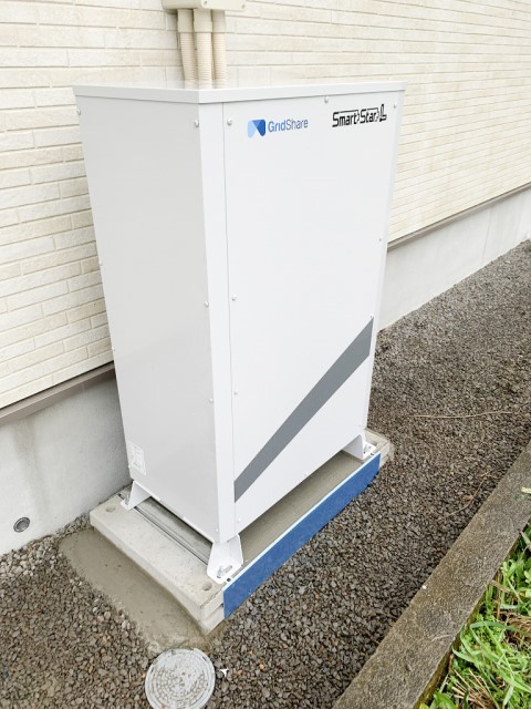 宮﨑県小林市のO様邸にて、蓄電池システムの設置をしました≪本体≫