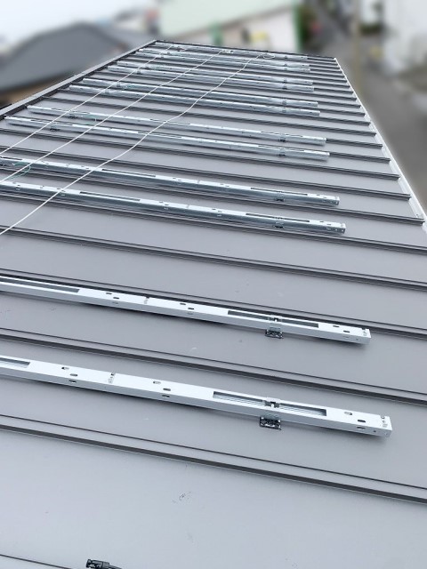 宮﨑県宮崎市のH様邸にて、太陽光発電システムを設置しました≪架台≫